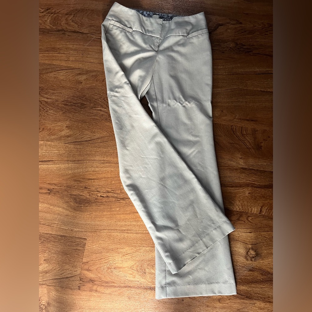 Simply Styled Tan Wide Leg Pants